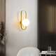 Toolight LAMPA ŚCIENNA KINKIET APP1756-1W BRUSH GOLD WHITE, 4 image