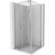 Mexen Exo kabina prysznicowa uchylna 70 x 70 cm, transparent, chrom - 8182-070-070-01-00