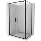 Mexen Exo kabina prysznicowa uchylna 70 x 75 cm, transparent, czarna - 8182-070-075-70-00
