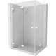 Mexen Lunar-F Duo kabina prysznicowa składana 100 x 95 cm, transparent, biała - 836-100L-095P-20-00