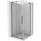 Mexen Velar L kabina prysznicowa rozsuwana 100 x 100 cm, transparent, gun metal - 871-100-100-03-95