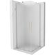 Mexen Velar Duo kabina prysznicowa rozsuwana 90 x 90 cm, szron, nikiel szczotkowany - 871-090-090-32-97