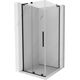 Mexen Velar L kabina prysznicowa rozsuwana 120 x 120 cm, transparent, czarna- 871-120-120-03-70