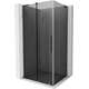 Mexen Velar L kabina prysznicowa rozsuwana 120 x 80 cm, grafit, gun metal - 871-120-080-43-95