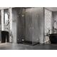 Mexen Lunar Duo kabina prysznicowa uchylna 115 x 75 cm, transparent, złota szczotkowana - 834-115L-075P-55-00, изображение 4