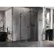 Mexen Lunar L kabina prysznicowa uchylna prawa 90 x 90 cm, transparent, czarna - 834L-090-090-70-00-P, 5 image