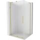 Mexen Velar L kabina prysznicowa rozsuwana 90 x 80 cm, szron, złota szczotkowana - 871-090-080-33-55
