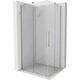 Mexen Velar Duo kabina prysznicowa rozsuwana 90 x 80 cm, transparent, nikiel szczotkowany - 871-090-080-02-97