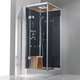 Santeco Hamam II (1000) Alusvanniga (Lux2) 100x100x225 cm Dušas kabīne ar paliktni