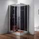 Santeco Hamam IV Alusvanniga (Lux1) 120x90x225 cm Dušas kabīne ar paliktni, 6 image