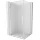 Mexen Velar L kabina prysznicowa rozsuwana 120 x 75 cm, szron, biała - 871-120-075-33-20