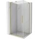Mexen Velar L kabina prysznicowa rozsuwana 120 x 110 cm, transparent, złota szczotkowana - 871-120-110-03-55
