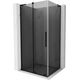Mexen Velar L kabina prysznicowa rozsuwana 120 x 90 cm, grafit, czarna - 871-120-090-43-70