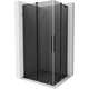 Mexen Velar L Duo kabina prysznicowa rozsuwana 90 x 80 cm, grafit, gun metal - 871-090-080-02-43-95