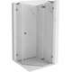 Mexen Lunar L kabina prysznicowa pięciokątna uchylna prawa 100 x 100 cm, transparent, gun metal - 831L-100P-100L-95-00-P