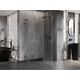 Mexen Lunar L kabina prysznicowa pięciokątna uchylna prawa 90x100 cm transparent, gun gray szczotkowany - 831L-090P-100L-66-00-P, изображение 3