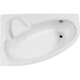 RAVAK vanna ASYMMETRIC 150x100 L, kreisā, balta