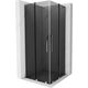 Mexen Velar L Duo kabina prysznicowa rozsuwana 80 x 80 cm, grafit, chrom - 871-080-080-02-43-01