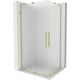 Mexen Velar L Duo kabina prysznicowa rozsuwana 100 x 90 cm, szron, złota szczotkowana - 871-100-090-02-33-55