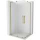 Mexen Velar L Duo kabina prysznicowa rozsuwana 90 x 80 cm, szron, złota - 871-090-080-02-33-50