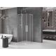 Mexen Velar L Duo kabina prysznicowa rozsuwana 90 x 90 cm, szron, chrom - 871-090-090-02-33-01, 2 image