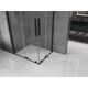 Mexen Velar L Duo kabina prysznicowa rozsuwana 90 x 80 cm, transparent, czarna - 871-090-080-02-03-70, изображение 4
