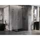 Mexen Lunar-B L kabina prysznicowa uchylna prawa 100 x 70 cm, transparent, gun gray szczotkowany - 832L-100-070-66-00-P, изображение 4