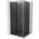 Mexen Velar L Duo kabina prysznicowa rozsuwana 90 x 80 cm, grafit, chrom - 871-090-080-02-43-01