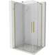 Mexen Velar L Duo kabina prysznicowa rozsuwana 90 x 80 cm, transparent, złota szczotkowana - 871-090-080-02-03-55