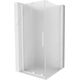 Mexen Velar kabina prysznicowa rozsuwana 90 x 90 cm, szron, biała - 871-090-090-31-20