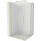Mexen Velar kabina prysznicowa rozsuwana 150 x 100 cm, szron, złota szczotkowana - 871-150-100-31-55