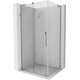 Mexen Velar L kabina prysznicowa rozsuwana 90 x 80 cm, transparent, chrom - 871-090-080-03-01