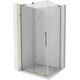 Mexen Velar L kabina prysznicowa rozsuwana 100 x 120 cm, transparent, złota - 871-100-120-03-50