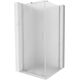 Mexen Velar kabina prysznicowa rozsuwana 110 x 110 cm, szron, nikiel szczotkowany - 871-110-110-31-97