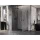 Mexen Lunar-B Duo kabina prysznicowa uchylna 90 x 70 cm, transparent, czarna - 832-090L-070P-70-00, изображение 5