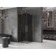 Mexen Velar Duo kabina prysznicowa rozsuwana 80 x 80 cm, grafit, złota - 871-080-080-42-50, изображение 2