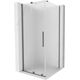 Mexen Velar kabina prysznicowa rozsuwana 90 x 90 cm, szron, gun metal - 871-090-090-31-95