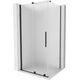 Mexen Velar kabina prysznicowa rozsuwana 150 x 100 cm, szron, czarna - 871-150-100-31-70