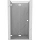 Mexen Lunar-F drzwi prysznicowe składane lewe 95 cm, transparent, białe - 836-095-000-20-00-L