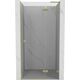 Mexen Lunar L drzwi prysznicowe uchylne prawe 75 cm, transparent, złote szczotkowane - 834L-075-000-55-00-P