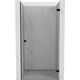 Mexen Lunar-B drzwi prysznicowe uchylne prawe 80 cm, transparent, czarne - 832-080-000-70-00-P