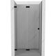 Mexen Lunar-F drzwi prysznicowe składane lewe 75 cm, transparent, czarne - 836-075-000-70-00-L