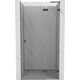 Mexen Lunar L drzwi prysznicowe uchylne prawe 125 cm, transparent, gun metal - 834L-125-000-95-00-P