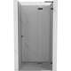 Mexen Lunar L drzwi prysznicowe uchylne prawe 70 cm, transparent, gun gray szczotkowany - 834L-070-000-66-00-P