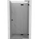 Mexen Lunar L drzwi prysznicowe uchylne prawe 115 cm, transparent, czarne - 834L-115-000-70-00-P