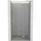 Mexen Lunar L drzwi prysznicowe uchylne prawe 100 cm, transparent, złote szczotkowane - 834L-100-000-55-00-P