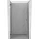 Mexen Lunar-B drzwi prysznicowe uchylne lewe 100 cm, transparent, gun gray szczotkowany - 832-100-000-66-00-L