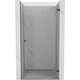 Mexen Lunar-B drzwi prysznicowe uchylne prawe 70 cm, transparent, gun gray szczotkowany - 832-070-000-66-00-P