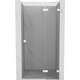 Mexen Lunar drzwi prysznicowe uchylne prawe 95 cm, transparent, białe - 834-095-000-20-00-P