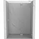 Mexen Lunar drzwi prysznicowe uchylne prawe 130 cm, transparent, nikiel szczotkowany - 834-130-000-97-00-P